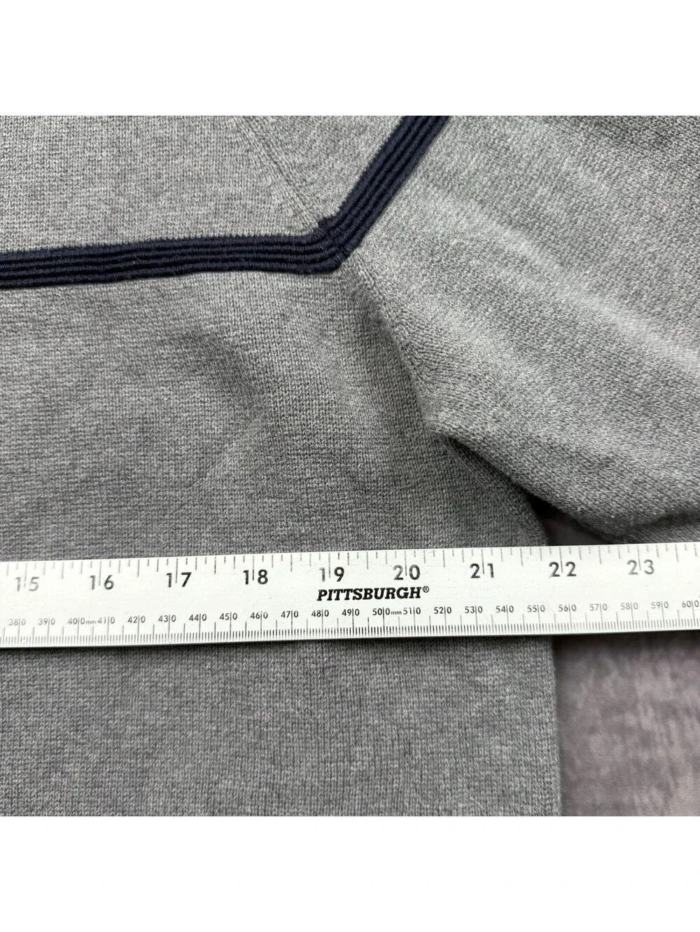 Utility Sweater Mens L Skater Striped Crewneck Knit Pullover
